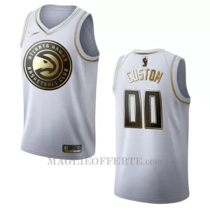 Atlanta Hawks Canotta Golden Edition Swingman Bianco