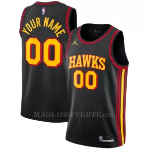 Atlanta Hawks Canotta Statement Edition Swingman 2023/24 Nero