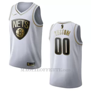 Brooklyn Nets Canotta Golden Edition Swingman Bianco Brooklyn Nets Canotta Golden Edition Swingman Bianco