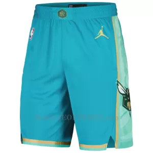 Charlotte Hornets Pantaloncini da Basket City Edition Swingman Teal