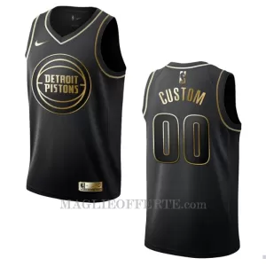 Detroit Pistons Canotta Golden Edition Swingman 2023/24 Nero Detroit Pistons Canotta Golden Edition Swingman 2023/24 Nero