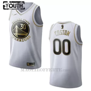 Golden State Warriors Canotta Golden Edition Swingman Bambino Bianco Golden State Warriors Canotta Golden Edition Swingman Bambino Bianco