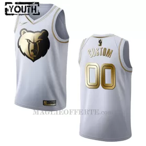Memphis Grizzlies Canotta Golden Edition Swingman Bambino Bianco Memphis Grizzlies Canotta Golden Edition Swingman Bambino Bianco