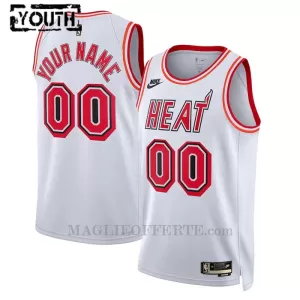 Miami Heat Canotta Classic Edition Swingman Bambino Bianco