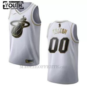 Miami Heat Canotta Golden Edition Swingman Bambino Bianco Miami Heat Canotta Golden Edition Swingman Bambino Bianco