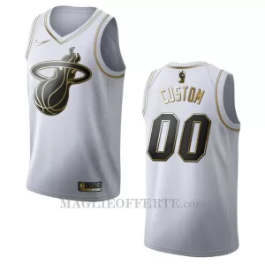 Miami Heat Canotta Golden Edition Swingman Bianco Miami Heat Canotta Golden Edition Swingman Bianco