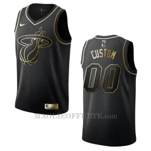 Miami Heat Canotta Golden Edition Swingman Nero Miami Heat Canotta Golden Edition Swingman Nero
