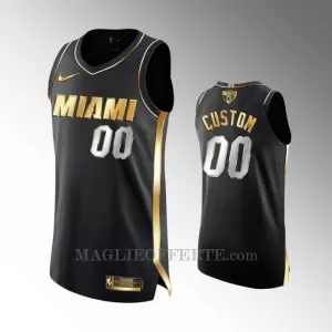 Miami Heat Canotta Golden Edition Swingman Nero Miami Heat Canotta Golden Edition Swingman Nero