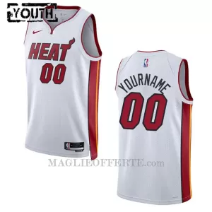 White Miami Heat Canotta Association Edition Swingman 2023/24 Bambino White Miami Heat Canotta Association Edition Swingman 2023/24 Bambino