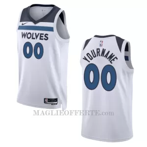 Minnesota Timberwolves Canotta Association Edition Swingman 2023/24 Bianco