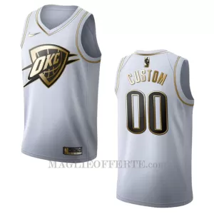 Oklahoma City Thunder Canotta Golden Edition Swingman Bianco Oklahoma City Thunder Canotta Golden Edition Swingman Bianco