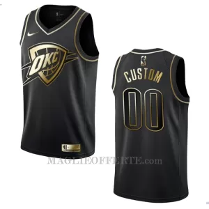 Oklahoma City Thunder Canotta Golden Edition Swingman Nero Oklahoma City Thunder Canotta Golden Edition Swingman Nero