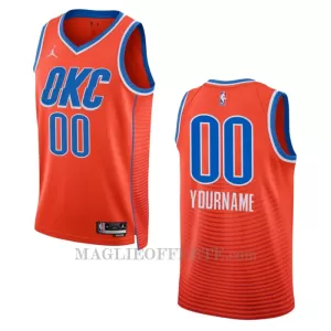 Oklahoma City Thunder Canotta Statement Edition Swingman 2023/24 Arancione Oklahoma City Thunder Canotta Statement Edition Swingman 2023/24 Arancione