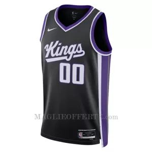 Sacramento Kings Canotta Icon Edition Swingman 2023/24 Nero