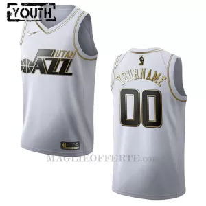 Utah Jazz Canotta Golden Edition Swingman Bambino Bianco Utah Jazz Canotta Golden Edition Swingman Bambino Bianco