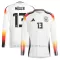Maglia Germania Thomas Müller 13 Gara Home Euro 2024 Maniche Lunghe