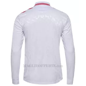 Maglia Danimarca Gara Away Euro 2024 Maniche Lunghe