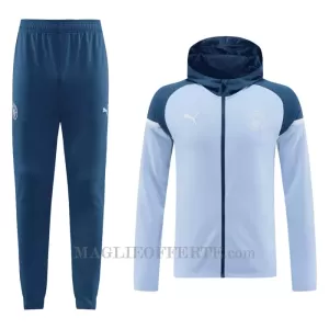Manchester City Giacca da allenamento con cappuccio 2024/25 Blu Manchester City Giacca da allenamento con cappuccio 2024/25 Blu