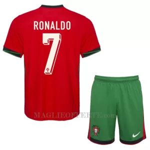 Maglia Portogallo Cristiano Ronaldo 7 Bambino Gara Home Euro 2024