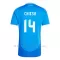 Maglia Italia Federico Chiesa 14 Gara Home Euro 2024