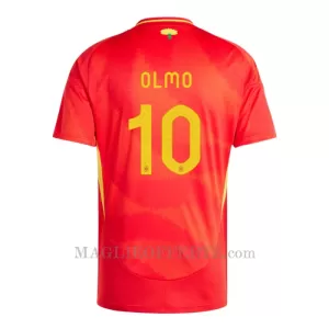 Maglia Spagna Dani Olmo 10 Gara Home Euro 2024