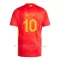 Maglia Spagna Dani Olmo 10 Gara Home Euro 2024