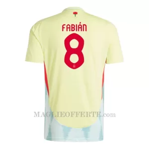 Maglia Spagna Fabian Ruiz 8 Gara Away Euro 2024