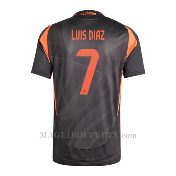 Maglia Colombia Luis Díaz 7 Gara Away 2024 Maglia Colombia Luis Díaz 7 Gara Away 2024