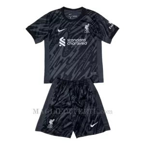 Maglia Portiere Liverpool Bambino 2024/25 Nero