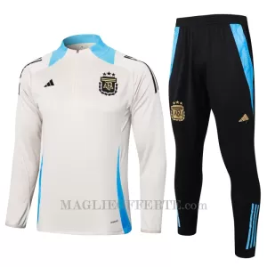 Argentina Tuta felpata da allenamento 2024/25 Bianco Argentina Tuta felpata da allenamento 2024/25 Bianco