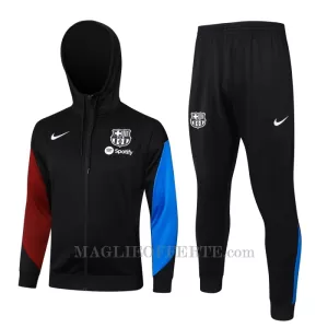 Barcellona Giacca da allenamento con cappuccio Bambino 2024/25 Nero Barcellona Giacca da allenamento con cappuccio Bambino 2024/25 Nero