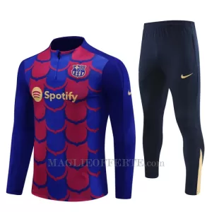 Barcellona Tuta felpata da allenamento 2024/25 Blu Barcellona Tuta felpata da allenamento 2024/25 Blu