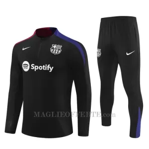 Barcellona Tuta felpata da allenamento 2024/25 Nero Barcellona Tuta felpata da allenamento 2024/25 Nero
