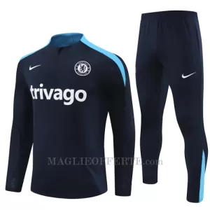 Chelsea Tuta felpata da allenamento 2024/25 Nero Chelsea Tuta felpata da allenamento 2024/25 Nero
