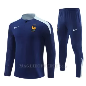 Francia Tuta felpata da allenamento Bambino 2024/25 Navy Francia Tuta felpata da allenamento Bambino 2024/25 Navy