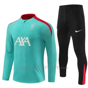 Liverpool Tuta felpata da allenamento Bambino 2024/25 Verde Liverpool Tuta felpata da allenamento Bambino 2024/25 Verde