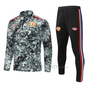 Manchester United Tuta felpata da allenamento 2024/25 Verde Manchester United Tuta felpata da allenamento 2024/25 Verde