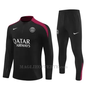 Paris Saint-Germain Tuta felpata da allenamento Bambino 2024/25 Nero Paris Saint-Germain Tuta felpata da allenamento Bambino 2024/25 Nero