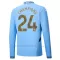 Maglia Manchester City Champions 24 Gara Home 2024/25 Maniche Lunghe