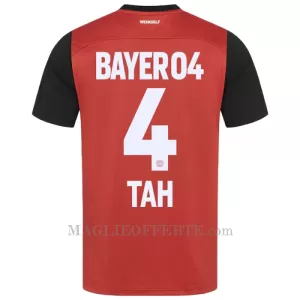 Maglia Bayer 04 Leverkusen Jonathan Tah 4 Gara Home 2024/25