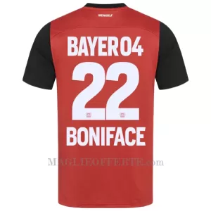 Maglia Bayer 04 Leverkusen Victor Boniface 22 Gara Home 2024/25