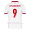 Maglia Polonia Robert Lewandowski 9 Gara Home Euro 2024
