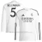 Maglia Real Madrid Jude Bellingham 5 Gara Home 2024/25 Maniche Lunghe
