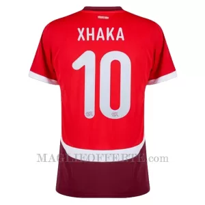 Maglia Svizzera Xhaka 10 Gara Home Euro 2024