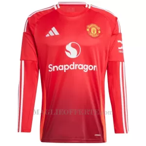 Maglia Manchester United Marcus Rashford 10 Gara Home 2024/25 Maniche Lunghe