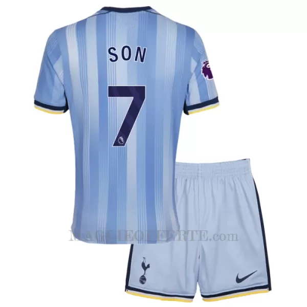 Maglia Tottenham Hotspur Heung-min Son 7 Bambino Gara Away 2024/25 Maglia Tottenham Hotspur Heung-min Son 7 Bambino Gara Away 2024/25