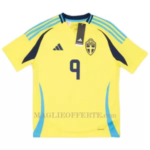 Maglia Svezia Isak 9 Gara Home 2024