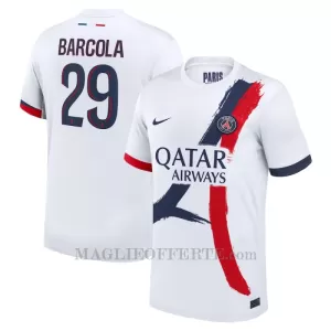 Maglia Paris Saint-Germain Bradley Barcola 29 Gara Away 2024/25