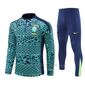 Brasile Tuta felpata da allenamento 2024/25 Verde Brasile Tuta felpata da allenamento 2024/25 Verde