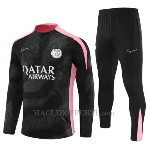 Paris Saint-Germain Tuta felpata da allenamento 2024/25 Nero Paris Saint-Germain Tuta felpata da allenamento 2024/25 Nero